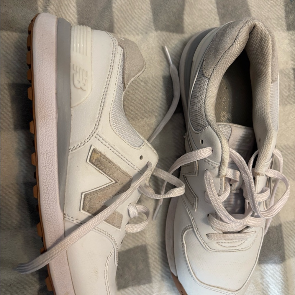 New Balance White Sneakers